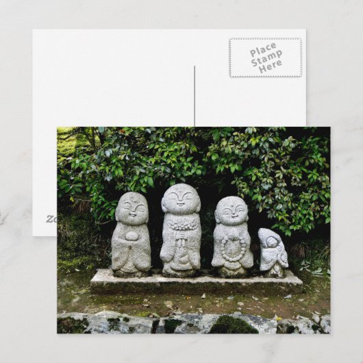 Kleine stenen beelden briefkaart (Voorkant / Achterkant)