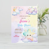 Kleine Ster Babyshower Kaart (Staand voorkant)