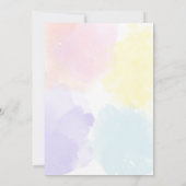 Kleine Ster Babyshower Kaart (Achterkant)