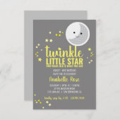 kleine ster BOY of MEISJE 2e BIRTHDAY Kaart (Voorkant / Achterkant)