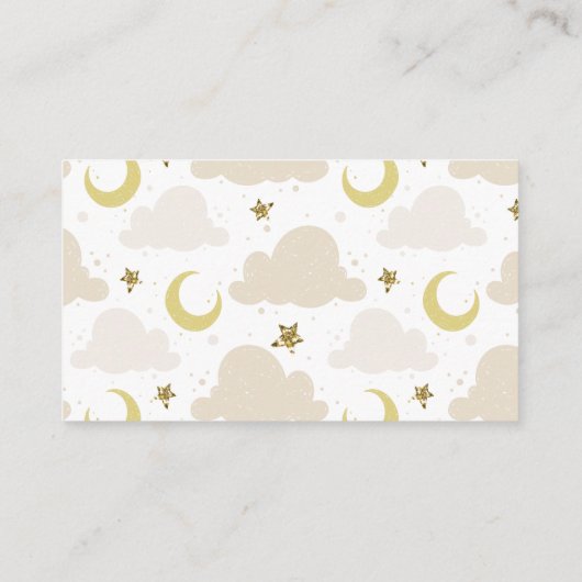 kleine ster diaper buskaartje informatiekaartje (Achterkant)