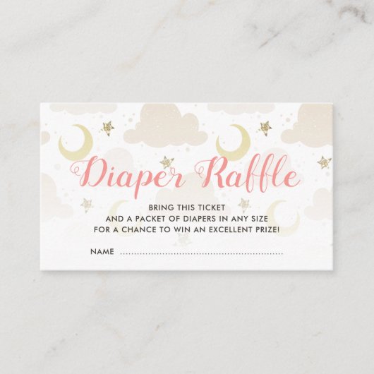 kleine ster diaper buskaartje informatiekaartje (Voorkant)