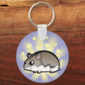 Kleine Ster Dwerghamster Sleutelhanger (Voorkant)