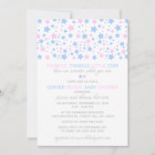 Kleine Ster Geslacht onthullen feest! Baby Shower Kaart (Voorkant)