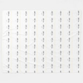 kleine ster met een draaiende kreet fleece deken (Voorkant (Horizontaal))