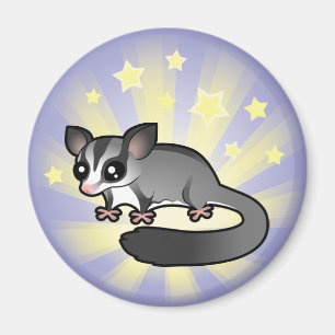 Kleine Ster Suikereekhoorntje Magneet