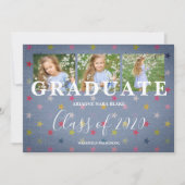 Kleine sterren Afstuderen Drie Foto's Textiel (Voorkant)