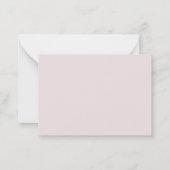 Kleine sterren beige gepersonaliseerde briefkaarte notitiekaartje (Achterkant)