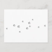 Kleine sterren briefkaart (Voorkant)
