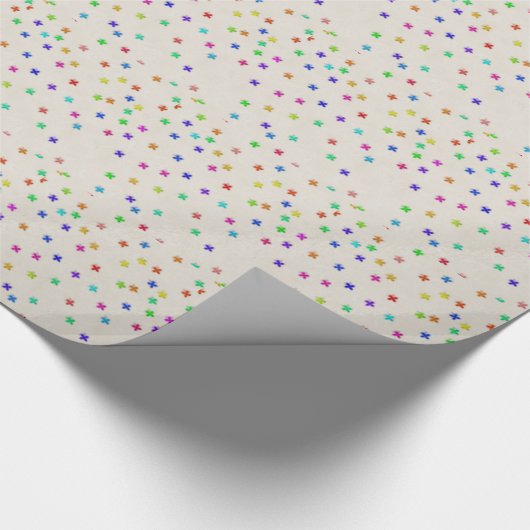 kleine sterren, cadeaupapier (Hoek)