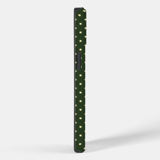 Kleine sterren Donkere groene telefoondraagtas Case-Mate iPhone Case (Achterkant / Rechts)