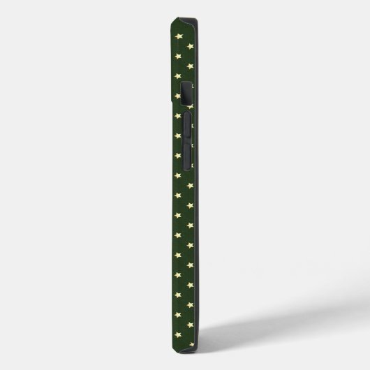 Kleine sterren Donkere groene telefoondraagtas Case-Mate iPhone Case (Achterkant / Links)