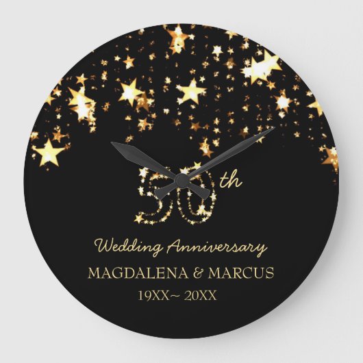 Kleine sterren en getallen grote klok (Voorkant)