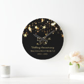 Kleine sterren en getallen grote klok (Huis)