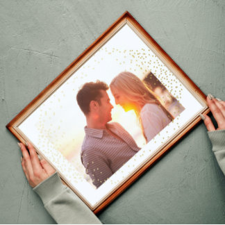 Kleine sterren Modern Aangepast Foto Gold Folie Afdrukken