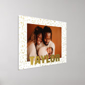 Kleine sterren Modern Bold EDITABLE TEKST GOLD FOT Folie Afdrukken (Laagn)