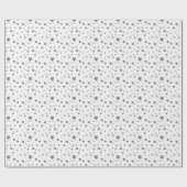 Kleine sterren, Rosewood en Lavender Cadeaupapier (Vlak)