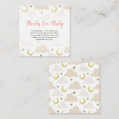 kleine sterrenboeken voor baby informatiekaartje (Voorkant / Achterkant)