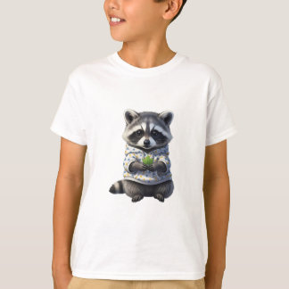 Kleine Sterrenhoodie Wasbeer Kinderen T-shirt