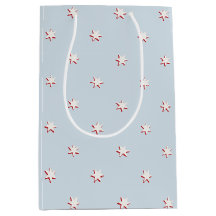 Kleine sterrenprint, Americana rood wit blauw