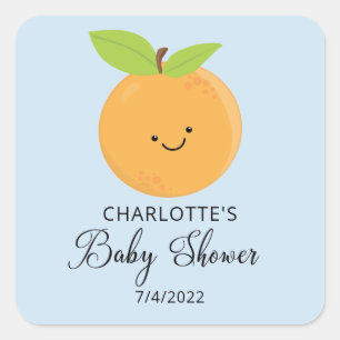 Kleine Sticker Cutie Baby shower Square