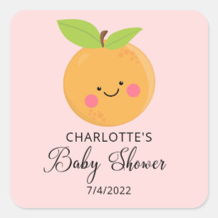 Kleine Sticker Cutie Baby shower Square