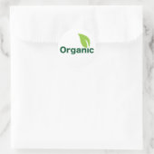 kleine sticker organisch blad (Tas)