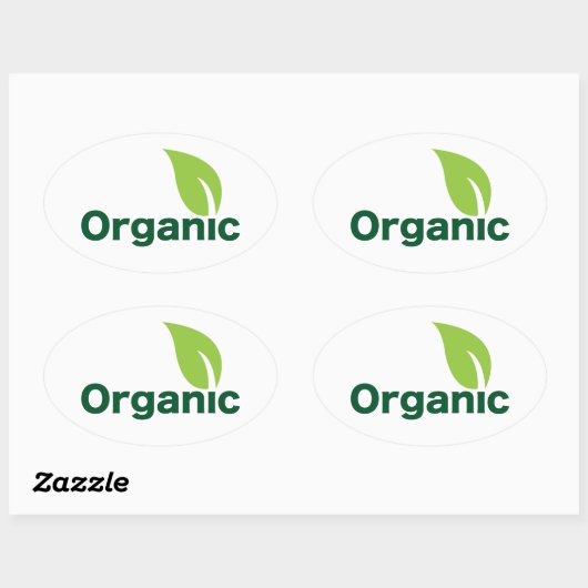 kleine sticker organisch blad (Vel)