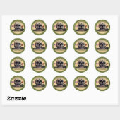 Kleine Sticker, vel van 20 Ronde Sticker (Vel)