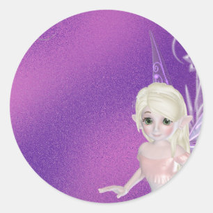 Kleine Stickers met een meisje