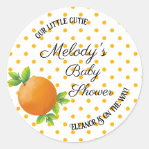Kleine Stickers van het Baby shower van Cutie