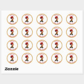 Kleine Stickers van het Baby shower van de Brandwe (Vel)