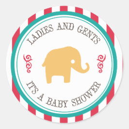 Kleine Stickers van Peanut Circus Baby shower