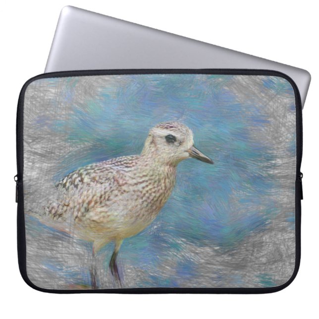 kleine stierenvogel laptop sleeve (Voorkant)