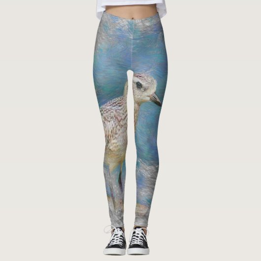 kleine stierenvogel leggings (Voorkant)