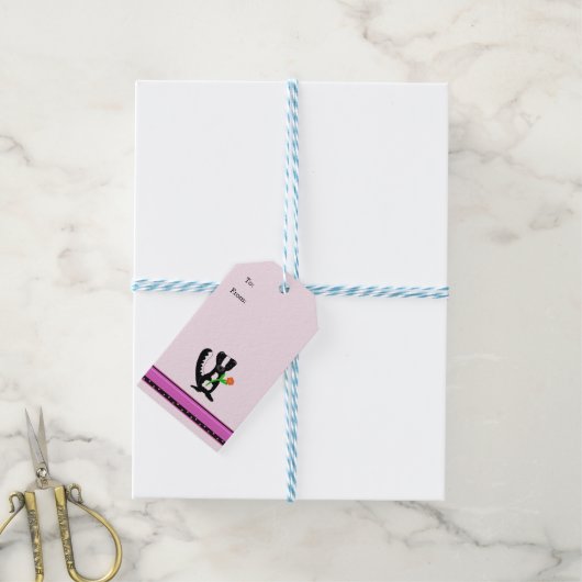 Kleine Stinkdier Cadeaulabel (Met Touw)