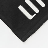 Kleine Stinker skunk baby fleece deken (Hoek)