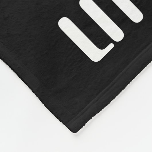 Kleine Stinker skunk baby fleece deken (Hoek)