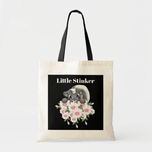 Kleine stinker voor meisjes tote bag (Voorkant)