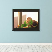 Kleine stip canvas afdruk (Insitu (Houten vloer))