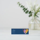 Kleine Stippen Hart Contactkaartje (Staand voorkant)