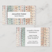 Kleine stippen waterverf abstract visitekaartje (Voorkant / Achterkant)