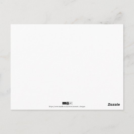 KLEINE STOFFEN ZIJN CONTAGIOUS grappig briefkaart (Achterkant)