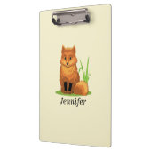 Kleine stoofvos personaliseren Terug naar school Klembord (Links)