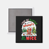 Kleine stoute maar leuke kerstcavalier koning Char Magneet (Voorkant / Achterkant)