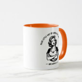 Kleine straal van Sarcastische zonneschijn Mok (Voorkant rechts)