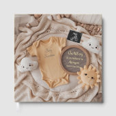 Kleine straal van zonneschijn Baby fotoboek aanden Gastenboek (Voorkant)