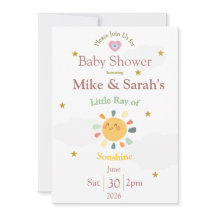 Kleine straal van zonneschijn Boho babyshower uitn