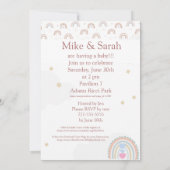 Kleine straal van zonneschijn Boho babyshower uitn Kaart (Achterkant)