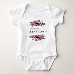 Kleine straal van zonneschijn   Boho Chic Baby Gir Romper